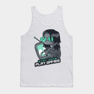 Stay home play games Tank Top